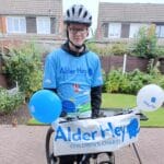 Matt completes solo cycle for Alder Hey!